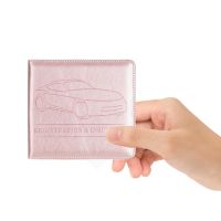 dfthrghd Car Registration And Insurance Holder Car Registration And Insurance Holder PU Leather Vehicle Glove Box Car Organizer Men Women