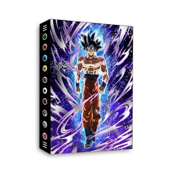 lz-bianyotang672-20-models-240pcs-cartoon-dragon-ball-card-book-demon-slayer-naruto-one-piece-anime-holder-binder-album-collection-card-toys-gift