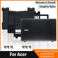 ใหม่สำหรับ Acer E5-571 E5-551 E5-511 E5-511G E5-511P E5-551G E5-571กรัมปกหลัง LCD/ฝาปิดโน้ตบุค/บานพับ/ที่วางฝ่ามือ/เคสด้านล่าง⚡️?