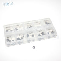 IDEESEEL Adjusting Shim B21 Common Rail Injector adjustment Shim B21 Gasket washer B21 Size: 2.00-2.45mm(Quantity 100PiecesLot)