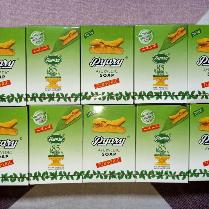 PYARY TURMERIC WHITENING SOAP / P90 per piece Lazada PH