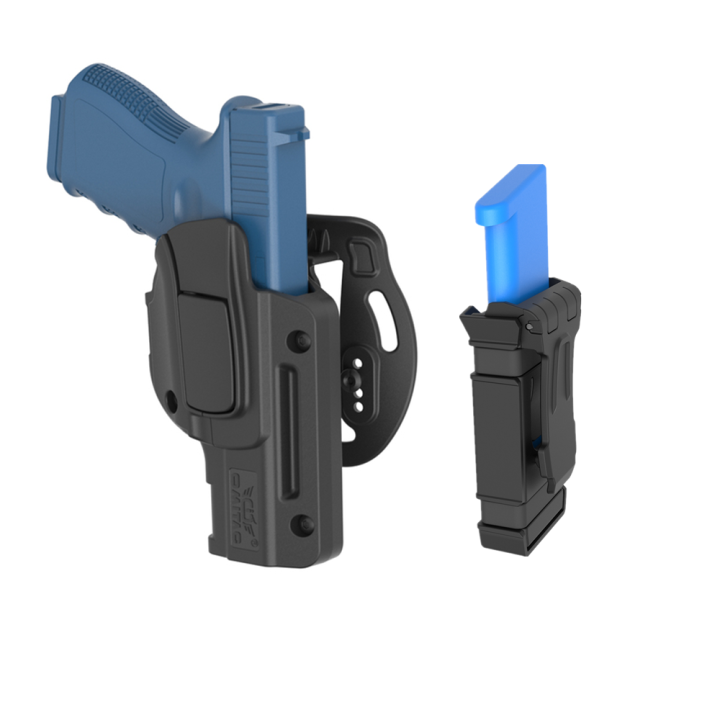 OWB Glock 17 Holster Gen 5 1 Paddle G17 Holster and 9mm Magazine Pouch