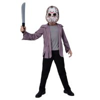 7C195 ชุดเด็ก เซ็ทเสื้อ+หน้ากาก ชุดเจสัน เจสัน วอร์ฮีส์ ศุกร์ 13 ฝันหวาน Jason Voorhees Friday the 13th Costumes