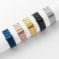 【Hot Sale】 Suitable for apple watch three-bead stainless steel iwatch strap smart