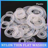 White Plastic Nylon Washer M2.5 M3 M4 M5 M6 M8 M10 M12 Plane Spacer Insulation Seals Gasket Ring Ultra-thin Soft Plastic Washer