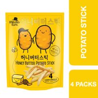 Premium Import products? ( x 2 ) Master Kim Honey Butter Potato Stick 4 Packs ++ มาสเตอร์คิม มันฝรั่งแท่งรสเนยน้ำผึ้ง 4 ซอง