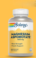 Solaray Magnesium Asporotate 400mg - 120 VegCaps