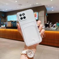 เคส X6A HONOR X5 Plus เคสปกป้องเลนส์รูปตานางฟ้าเคสโทรศัพท์ใส TPU นิ่มโปร่งใส2023ช่องเสียบบัตรสำหรับ X6a HONOR X5Plus