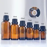 Glass Bottle 5ML/10ML/15ML/30ML (1 Piece) Aromatherapy Storage