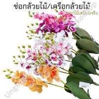 ช่อเครือกล้วยไม้ ใช้ตกแต่งประดับ กล้วยไม้เสมือนจริง {พร้อมส่งทันที#