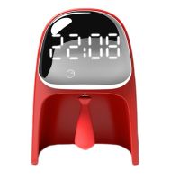 Digital Alarm Clock Backlight,Night Light Bedside Lamp Smart Press Control,Modern Table Desk Clocks for Kid Home Bedroom