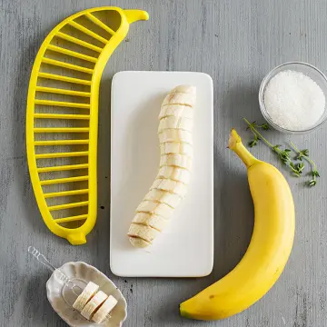 Plastic Banana Slicers Cutter Sausage Shredders Fruit Salad Maker