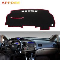 APPDE Car Dashboard Cover Dash Mat Dash Board Pad Carpet Dashmat Anti-UV For Honda Civic Acura CSX 2006 2007 2008 2009 2010 2011