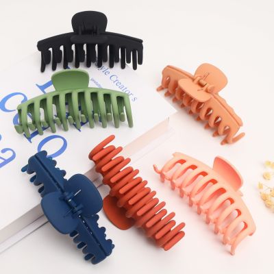 【CW】 Muweordy 2023 Plastic Hair Claws Headwear Large Size Crab Hairpin Barrette Ornament Accessories