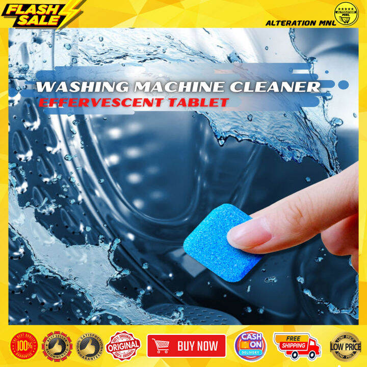 ORIGINAL 1PCS CLEANER MACHINE WASHING WASHER DEEP TABLETS CLEANING TABLET EFFERVESCENT SOLID