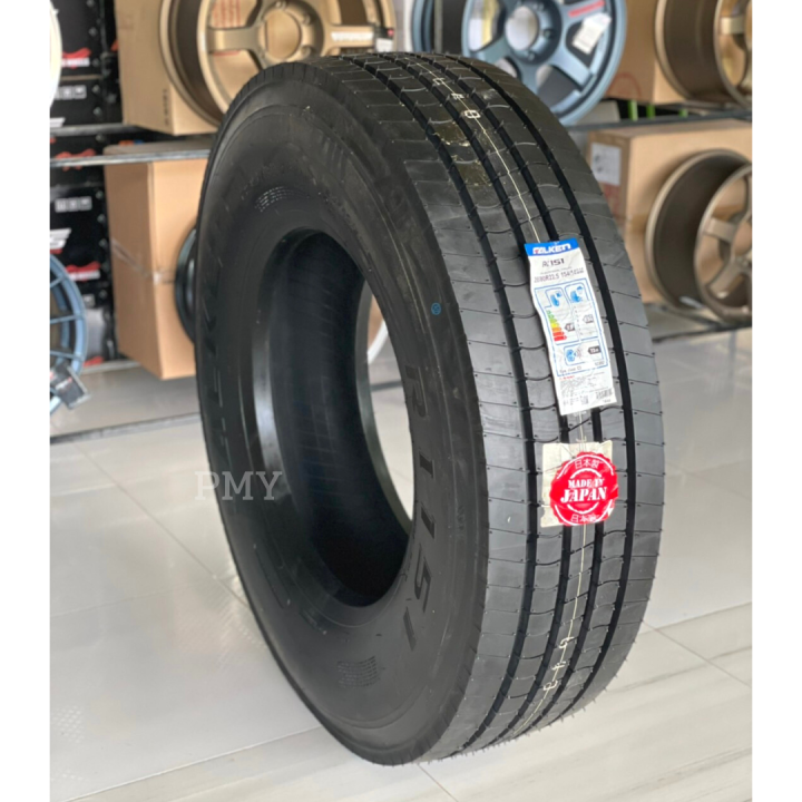 295-80r22-5-154-149m-ยางรถบรรทุกเรเดียล-ยี่ห้อ-falken-รุ่น-ri151-ล็อตผลิต2222-ราคาต่อ1เส้น-ยางคุณภาพ-ทนทาน-made-in-japan