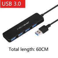 【✅】 The Auto Zone USB 3.0 4พอร์ตภายนอก USB Splitter 2.0พร้อม Hub USB 3,0พอร์ตชาร์จสำหรับ iMac อุปกรณ์เสริม USB Extension #40