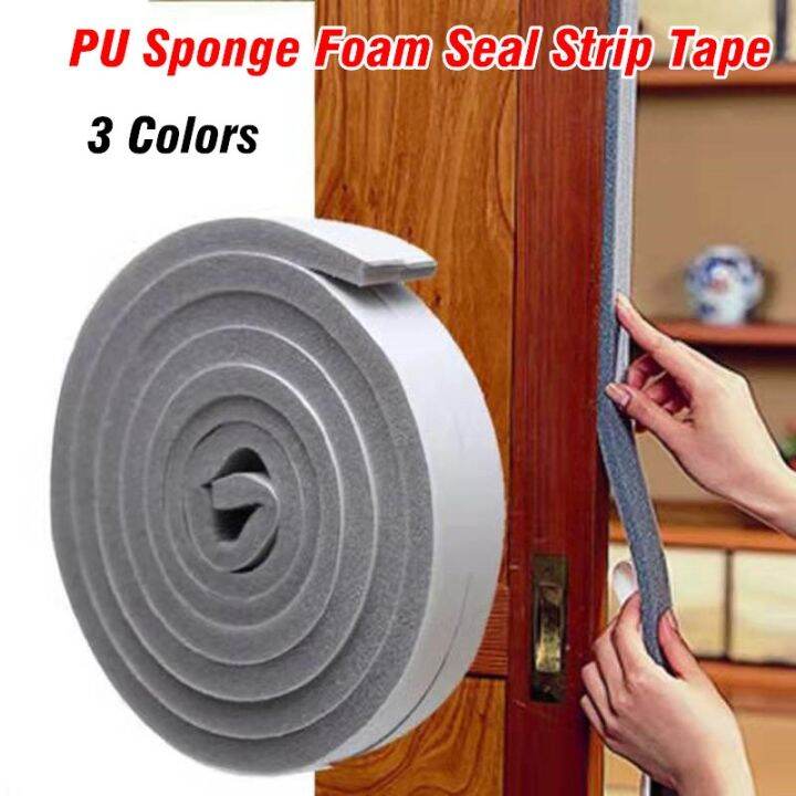 2m-4m-pu-sponge-foam-seal-strip-tape-adhesive-anti-collision-soundproof-weather-stripping-for-doors-windows-furniture-protection