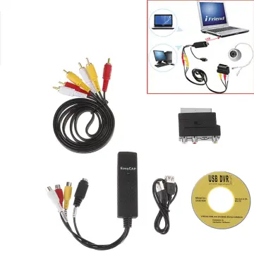 USB 2.0 Video Capture Card Audio Grabber,for DVD,VHS,V8,8MM Video