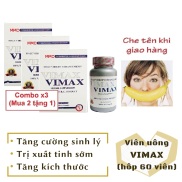 Combo x3 Mua 2 tặng 1 Viên VIMAX cao cấp tăng cường sinh lý nam mạnh mẽ