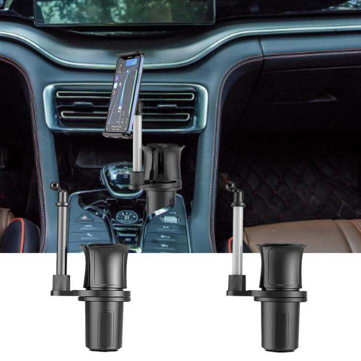 cup-holder-expander-for-car-adjustable-water-bottle-central-control-holder-with-phone-holder-car-interior-organization-cup-holder-for-tablets-mobile-phones-coffee-cups-well-liked