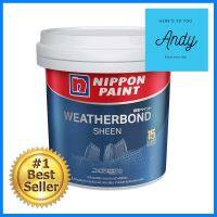 สีน้ำทาภายนอก NIPPON PAINT WEATHERBONDSHEEN BASE B 9LEX-PAINT NIPPON PAINT WTB SHEEN 9L BASE B **บริการเก็บเงินปลายทาง**