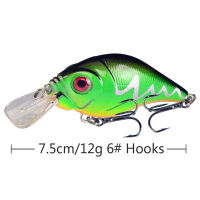 AETJSRY 1pcs คุณภาพ crankbait simulation Fishing Lure 7.5cm 12g jerkbait Floating Hard Bait BASS carp pesca Fishing Tackle