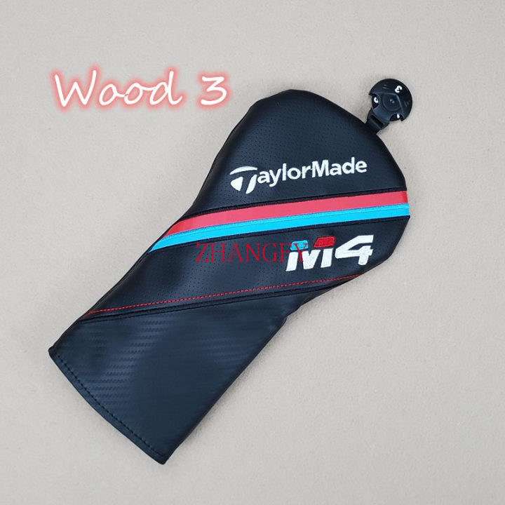 Taylormade M2/M3/M4  Branded New Golf Club Driver Fairway Wood Hybrid UT Headcover For Golf Club Head Protection Cover Sports Golf Club Accessories Equipment