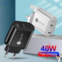 CAIMAKEU ทรานสฟอร์มเมอร์ USB จ่ายไฟสำหรับชาร์จอย่างรวดเร็ว2พอร์ต40W สำหรับเดินทาง