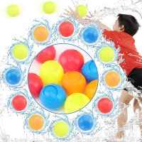 Reusable Water Balloons Soft Silicone Quick Refillable Beach Outdoor Activities Water Games Toy For Kids Water Ball Set