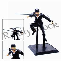 【hot sale】 ◇ B09 20CM One Piece Roronoa Zoro Black Clothes Battle Edition Figure Anime Action Figure Cartoon Dolls Collection Gift PVC Decoration