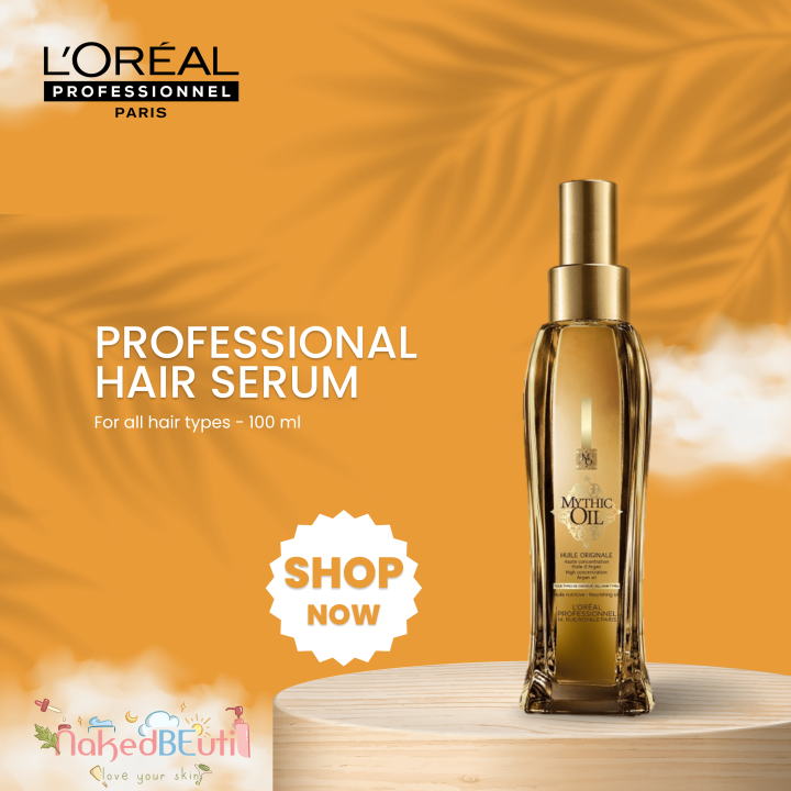 Loreal Professionnel Mythic Oil Hair Serum 100 Ml Lazada Indonesia 7532