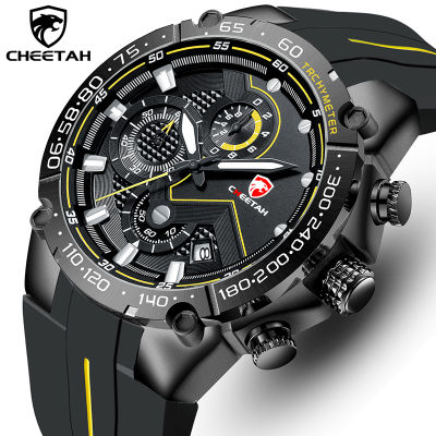 2020 New CHEETAH Men Watch Top nd Luxury Fashion Chronograph Sports Waterproof Quartz Wristwatch Male Clock Relogio Masculino