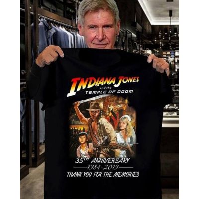 [COD]【ชุดกีฬา】เสื้อยืดผ้าฝ้าย 100% พิมพ์ลาย Indiana Jones And The Temple Of Doom 35Th Anniversary 1984 LHZYS-5XLS-5XL