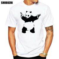 Bansky Panda T-Shirt Suoneria Uomo S-3XL Urban Graffiti Cool T-Shirt Moda Top fashion t-shirt men cotton brand teeshirt  6PNE