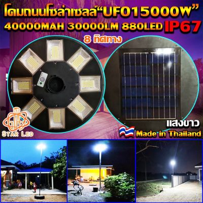 ( Wowowow+++) ไฟโซล่าเซลล์ 15000W 8ทิศทาง880LED แผงสีดำ รุ่น -15000W-W แสงขาว ไฟสนาม  ไม่รวมเสา พลังงานแสงอาทิตย์ ไฟหัวเสา ไฟ ราคาถูก พลังงาน จาก แสงอาทิตย์ พลังงาน ดวง อาทิตย์ พลังงาน อาทิตย์ พลังงาน โซลา ร์ เซลล์