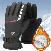 New Winter Cycling Gloves Add Cotton Warm Full Finger Outdoor Mountain Climb Hiking Ski Motorcycle Electric Car Bicycle Gloves