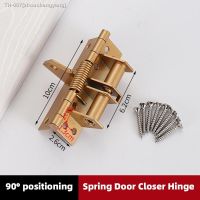 ❆♤▣ 4-inch door hinge with 90-degree positioning spring-loaded self-closing function and hidden design