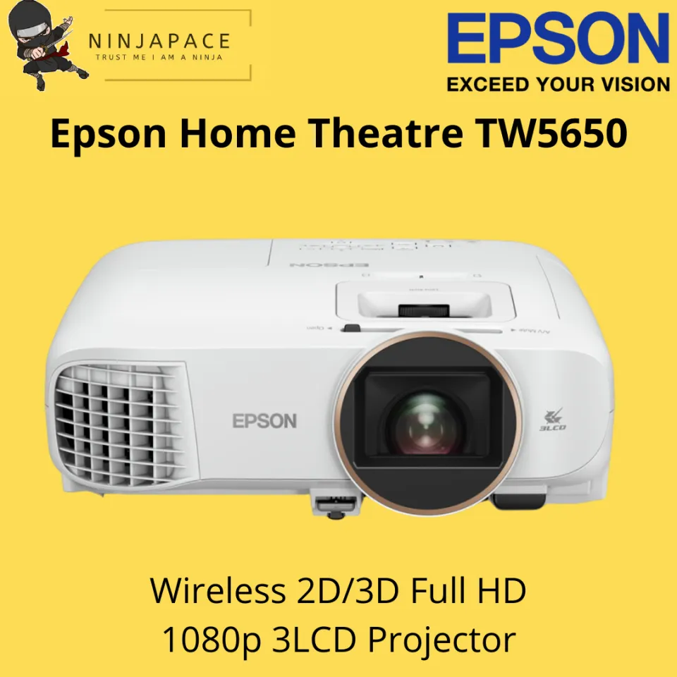 Epson Home Theatre TW5650 EH-TW5650 Wireless 2D/3D Full HD 1080p