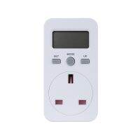 British small screen power metering socket power monitor intelligent billing socket meter power meter energy meter