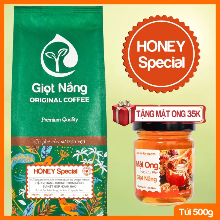 Cà phê Robusta HONEY SPECIAL, cà phê phin hoặc espresso rang xay nguyên chất thơm nồng có hậu vị đậm từ GIỌT NẮNG COFFEE – No Brand ,SKU : 1749559517_VNAMZ-7828091082 >>>🇻🇳 Top1Vietnam 🛒>>> lazada.vn 🇻🇳🇻🇳🇻🇳🛒🛍🛒