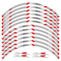 ขอบสะท้อนแสงแถบสติกเกอร์ติดล้อรถจักรยานยนต์สำหรับ F800r Bmw คุณภาพสูง12ชิ้น