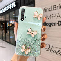 เคสโทรศัพท์สำหรับ Huawei Nova 5T Nova 3i Nova 2i Mate 10 Lite ดาวเงาคริสตัลผีเสื้อเคสโทรศัพท์นุ่มซิลิโคน TPU Starry ปลอกหุ้มโปร่งใส