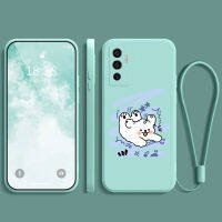 เคสโทรศัพท์ vivo v23e 5g ยางนิ่ม กันกระแทก กันน้ำ กันลื่น ฝาหลัง คลุมเต็มขอบ ไม่เบียด ฟิล์มมือถือ เคสใส่เลนส์ ลายการ์ตูนน่ารัก