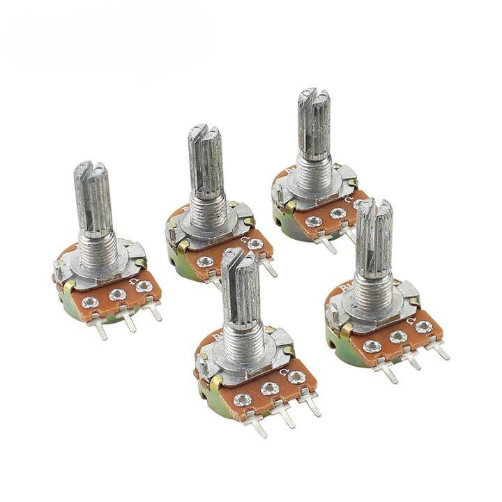 5PCS WH148 20mm 3pin Linear Potentiometer 1K 2K 5K 10K 20K 50K 100K