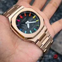 G-Shock Custom Rosegold Nautilus Metal Rainbow Dial