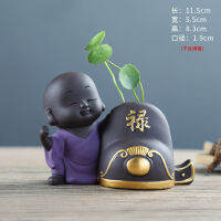 Desktop Ornaments, Flower Pots, colored sand, small flowers, Zen-like monks, hydroponic containers, small vases, utensils