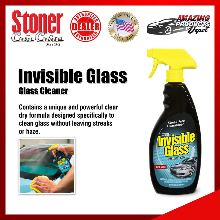 Stoner Invisible Glass Premium Glass Cleaner Trigger Bottle 22oz (643ml