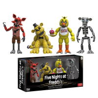 Five Nights Freddy Cartoon Toy Action PVC Anime Figure FNAF Freddy Fazbear Bear Model Dolls For Kids Children Christmas Gifts