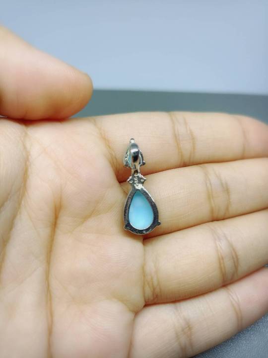 จี้หินลาริม่าร์-larimar-จากสาธารณรัฐโดมินิกัน-หินแห่งคำอธิษฐานขอพร